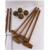 Image 3 : Antique Wood Croquet Set