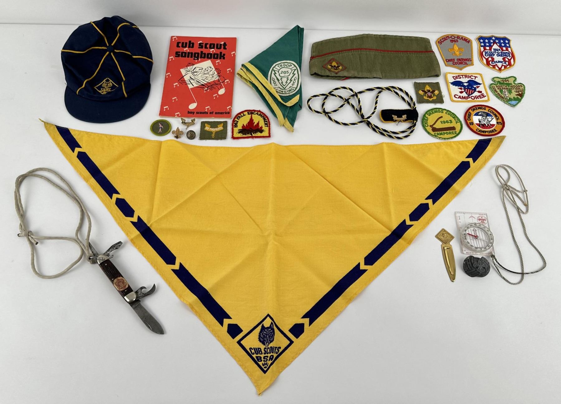 Group of Vintage Cub Scout Items