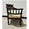 Image 2 : 19th Century Carved Walnut Corner Chair