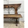 Image 2 : Early Carved Walnut Gothic Style Bench