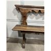 Image 4 : Early Carved Walnut Gothic Style Bench
