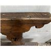 Image 8 : Early Carved Walnut Gothic Style Bench