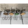 Image 8 : Antique Ice Cream Shop Table and 4 Chairs