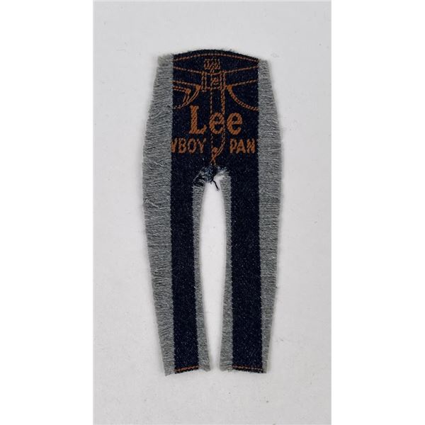 Vintage Lee Cowboy Jeans Advertising Bookmark