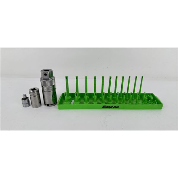 Collection of Snap On Sockets and Stand