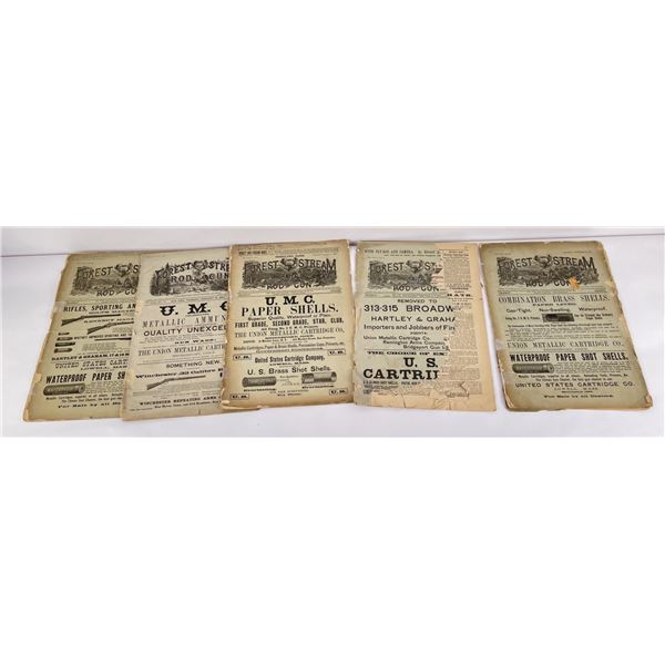 Antique Forest and Stream Newspaper