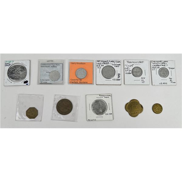 Collection of Trade Tokens