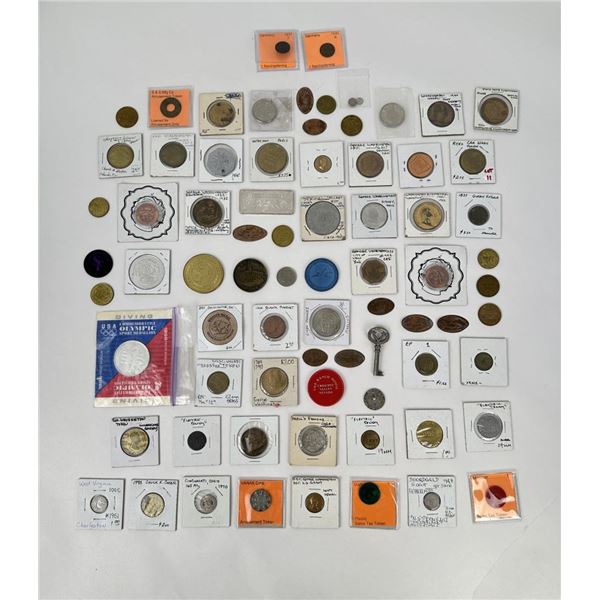 Collection of Trade Tokens and Coins