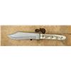 Image 1 : Custom Made Bone Handle Bowie Knife