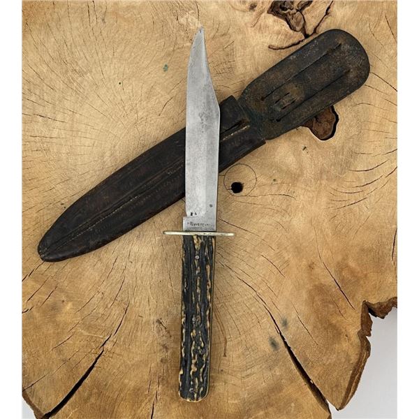 Thomas Fenton Stag Handle Bowie Knife