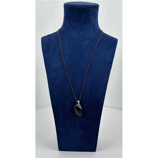 Faceted Jet Necklace