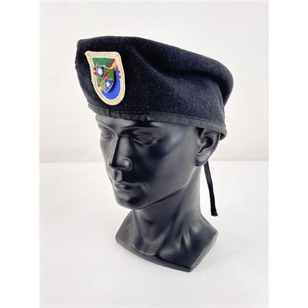 Vietnam War US Army Ranger Black Beret