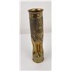 Image 2 : WWI WW1 Trench Art French 75mm Shell Casing