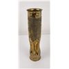 Image 3 : WWI WW1 Trench Art French 75mm Shell Casing