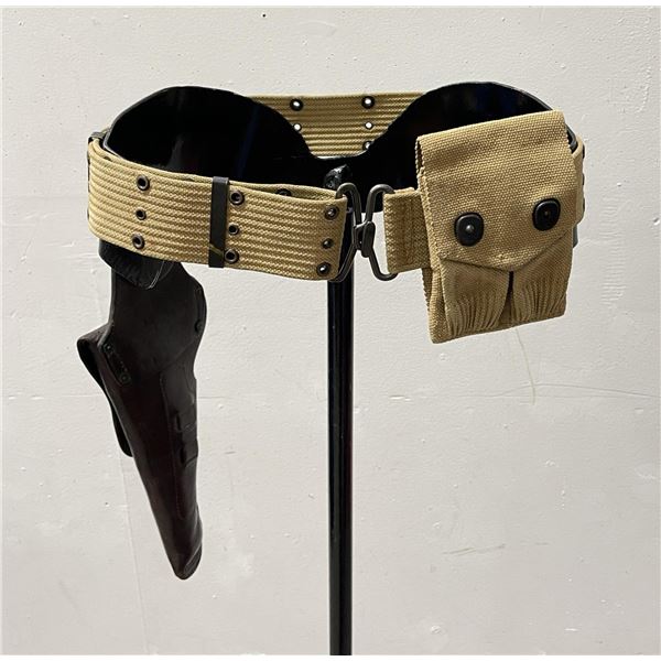 WW1 WWI Colt 1911 Swivel Pistol Holster Belt