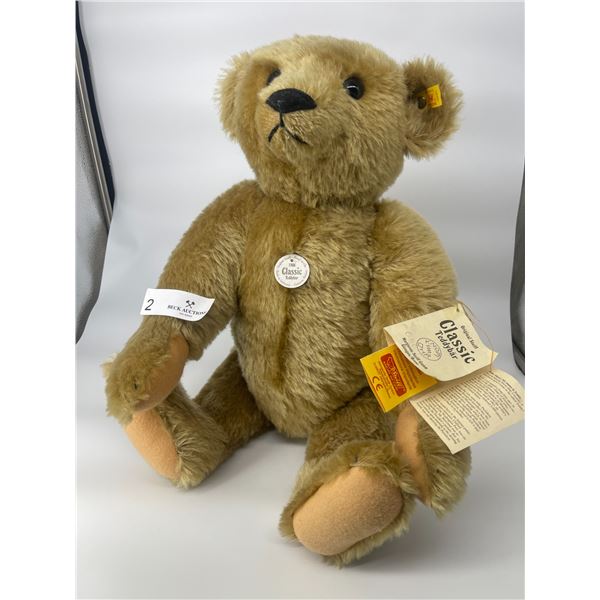 Steiff Bear 15T Sitting With All Tags