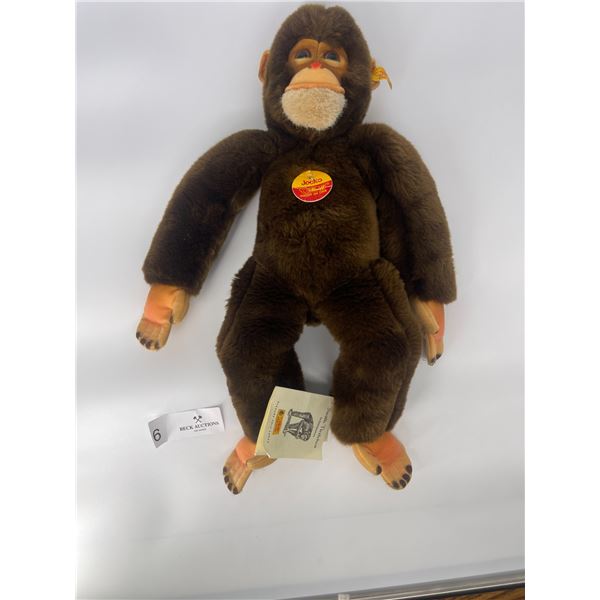 Steiff Jocko With Tags 16T