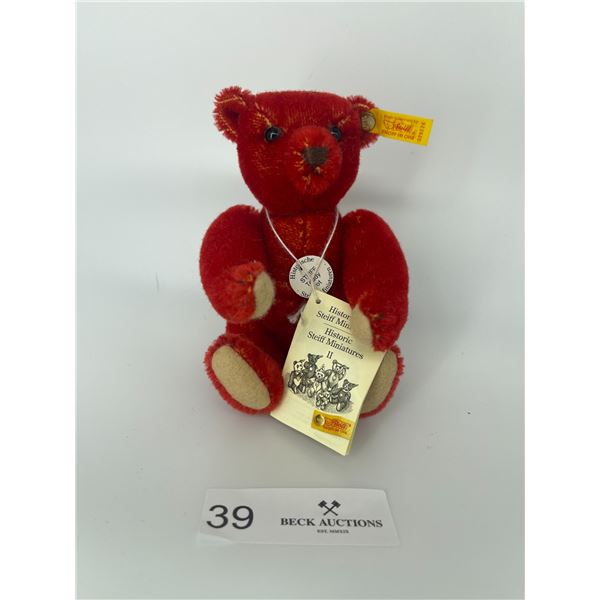 Steiff Red Bear 5T Miniature
