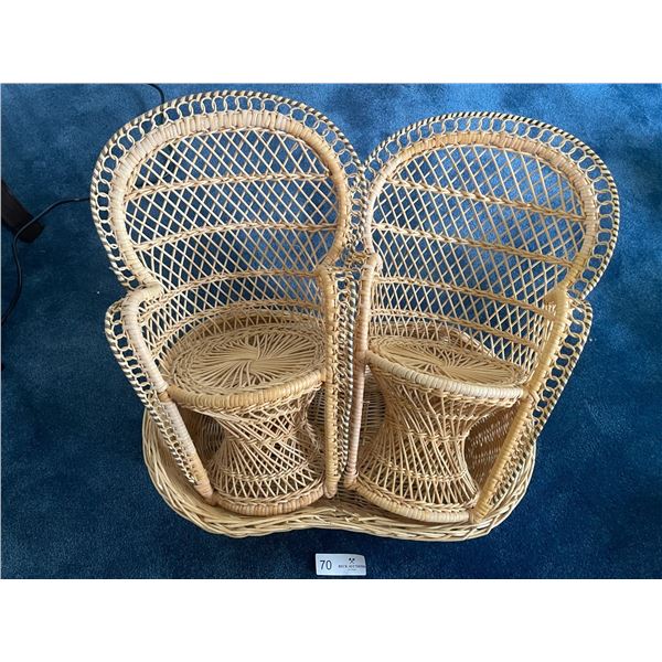 Wicker Bear / Doll Chairs 17T