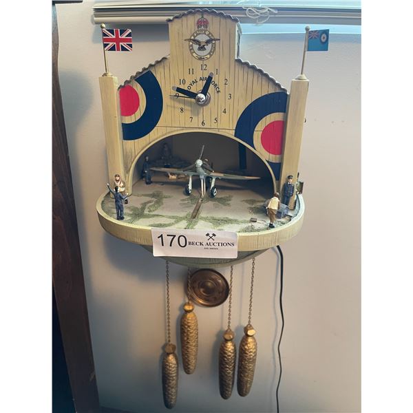 Air Hanger Clock Untested 20T