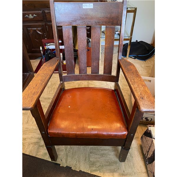Antique Oak Armchair