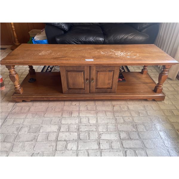 Vintage Maple Coffee Table  58L x 20D x 17T
