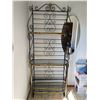 Image 1 : Iron Kitchen Glass Shelving Unit  34L 17D 83T