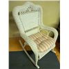 Image 1 : Wicker Rocking Chair