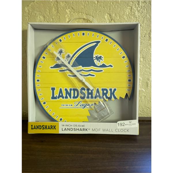 Landshark Premium Lager Clock
