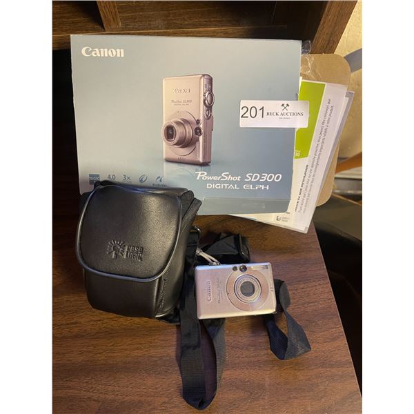 Canon Powershot SD300 WIth Box Papers