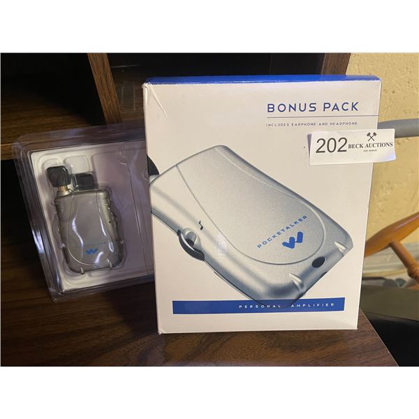 Pocketalker Ultra Personal Amplifier For Hearing