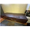 Image 1 : Brown Wood Chest - Toy Box ]75L x 28D x 18T