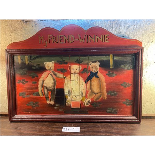 My Friend Winnie Wood Sign 22 x 16