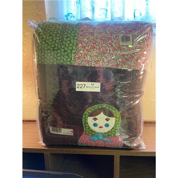Russian Doll Quilt Set New Full