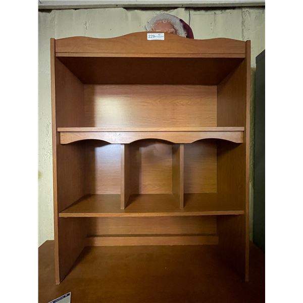 Wood Bookshelf 31W x9D x40T