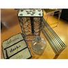 Image 1 : Wine Rack - Giant Glass Bottle - Towell Holder - Laundry Bag