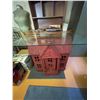 Image 1 : Dollhouse End Table Glass Top - Very Cool 36L x 20D x 30H