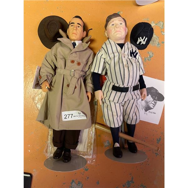 Babe Rooth - Humphrey Bogart Dolls 15T