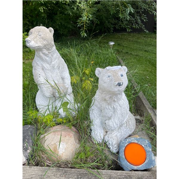 Bears Concrete Statues