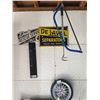 Image 1 : Tire Shop Clock & Repro Sign Metal Sign Collection