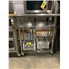 Image 2 : STAINLESS STEEL 3 TIER MOBILE EQUIPMENT STAND ( 30"L X 20"W X 36.5"H )