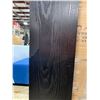 Image 2 : LARGE DARK WOOD FRAMED ACCENT MIRROR ( 75"L X 37" W ) (**HAS A CRACK IN FRAME**)