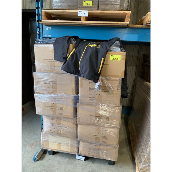 PALLET OF BOXED  'THIRTYTWO' SNOWBOARD JACKETS IN ASSORTED COLORS & SIZES ( SM,MED,LG, XL, & XXL )