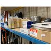Image 1 : 10 OUTLET WORKSHOP POWER CENTER WITH LED LIGHTS & 2 USB OUTLETS, ULINE FOLDING 4 CUP HOLDER TABLE,