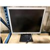 Image 2 : LOT OF 2 MONITORS HP COMPAQ LA1956X & DELL LCD MONITOR WITH POWER CORDS