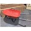 Image 1 : ORANGE GARANT STEEL TRAY INDUSTRIAL WHEELBARROW