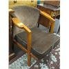 Image 2 : UPHOLSTERED WOOD FRAME CHAIR