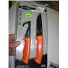 Image 1 : OLD TIMER DOUBLE KNIFE SET W/ORANGE HANDLES