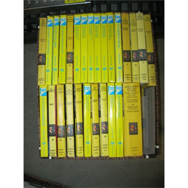 BOX OF NANCY DREW HARDCOVER BOOKS