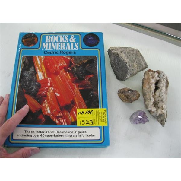 COLLECTABLE ROCKS & ROCK & MINERALS BOOK